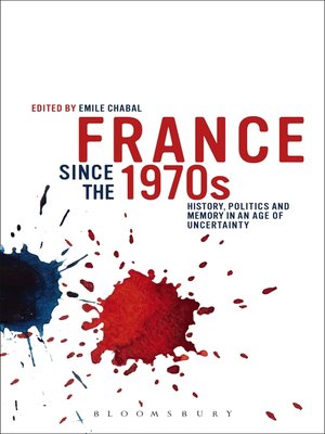 cover image of France since the 1970s